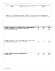 DOT Form 272-051 Dbe/Udbe/Fsbe on-Site Review Form/Commercially Useful Function Architect &amp; Engineering/Professional Services Firm - Washington, Page 2