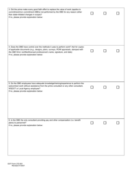 DOT Form 272-051 Dbe/Udbe/Fsbe on-Site Review Form/Commercially Useful Function Architect &amp; Engineering/Professional Services Firm - Washington, Page 4