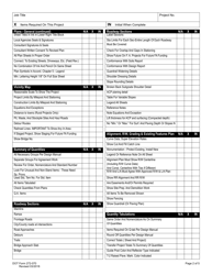 DOT Form 272-070 Local Agency Plan Preparation Checklist - Washington, Page 2