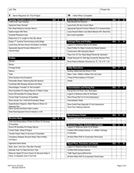 DOT Form 272-070 Local Agency Plan Preparation Checklist - Washington, Page 3