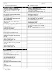 DOT Form 272-070 Local Agency Plan Preparation Checklist - Washington, Page 5