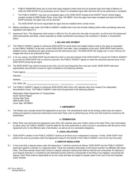 DOT Form 350-011 Sign Shop Agreement - Washington, Page 2