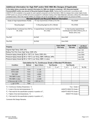 DOT Form 350-042 Hma Mix Design Submittal - Washington, Page 2