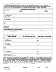 DOT Form 350-042 Hma Mix Design Submittal - Washington, Page 3