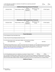 DOT Form 420-011 Supplemental Questionnaire - Washington, Page 4