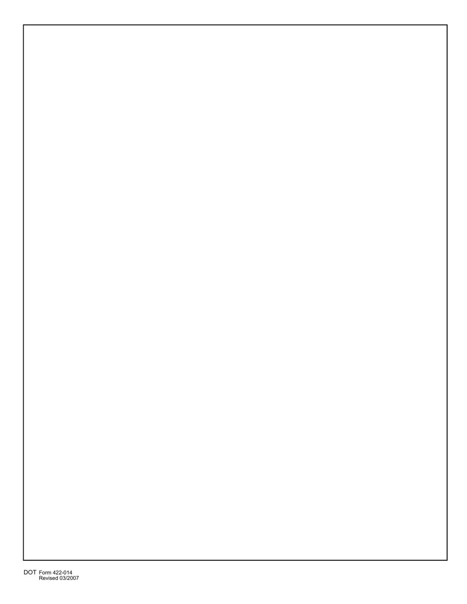 DOT Form 422-014 Construction Project Diary - Washington, Page 5