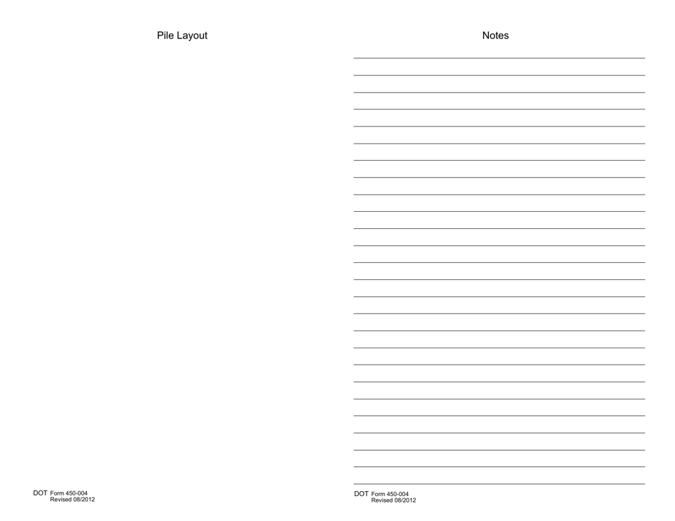 DOT Form 450-004 Pile Book - Washington, Page 12