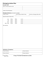 DOT Form 750-001 Fall Protection Plan - Washington, Page 2
