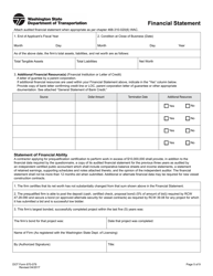 DOT Form 670-079 Standard Questionnaire and Financial Statement - Washington, Page 5
