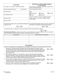 DOT Form 670-079 Standard Questionnaire and Financial Statement - Washington, Page 8