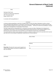 DOT Form 670-079 Standard Questionnaire and Financial Statement - Washington, Page 9
