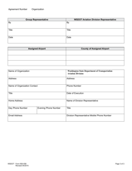 DOT Form 900-058 Adopt-An-airport Agreement for Volunteers - Washington, Page 3