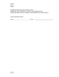 Formulario RES-511A Carta Conjunta De Aviso De Elegibilidad Para Reubicacion Y Garantia De 90 Dias - (Casa Movil Propia Y Sitio De Alquiler) - Washington (Spanish), Page 7