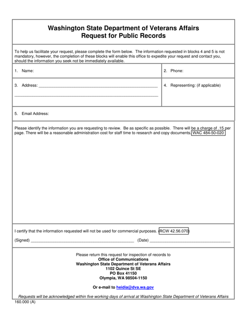 Washington Request For Public Records Fill Out Sign Online And Download Pdf Templateroller 6079