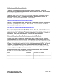 DCYF Form 10-547 Adoption Support Limitations Letter - Washington (Somali), Page 2