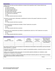 DCYF Formulario 14-512 Solicitud Para Proveedor Certificado De Relevo - Washington (Spanish), Page 2
