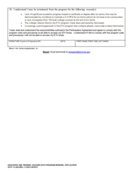 DCYF Form 15-369 Education and Training Voucher (Etv) Program Renewal Application - Washington, Page 3