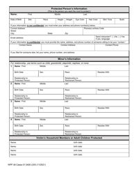 Form WPF All Cases01.0400 Law Enforcement Information Sheet - Washington, Page 2
