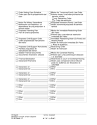 Form FL All Family117 Service Accepted - Washington (English/Spanish), Page 2