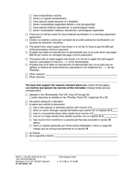 Form FL All Family130 Child Support Order - Washington (English/Spanish), Page 11