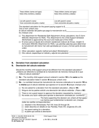 Form FL All Family130 Child Support Order - Washington (English/Spanish), Page 9