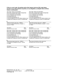 Form FL All Family140 Parenting Plan - Washington (English/Spanish), Page 25