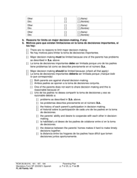 Form FL All Family140 Parenting Plan - Washington (English/Spanish), Page 7