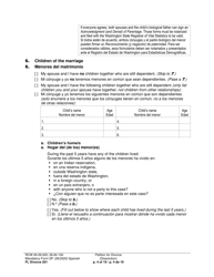 Form FL Divorce201 Petition for Divorce (Dissolution) - Washington (English/Spanish), Page 4