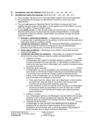 Form FL Divorce201 Petition for Divorce (Dissolution) - Washington (English/Spanish), Page 7