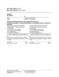 Form FL Divorce241 Final Divorce Order - Washington (English/Spanish), Page 17