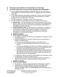 Form FL Parentage333 Final Order and Findings for a Parenting Plan, Residential Schedule and/or Child Support - Washington (English/Spanish), Page 4