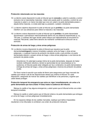 Instrucciones para Formulario WPF DV-1.015 Petition for Order for Protection - Washington (Spanish), Page 5