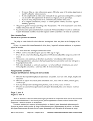 Instructions for Form XR121 Temporary Extreme Risk Protection Order - Without Notice (Exrpo) - Washington (English/Spanish), Page 2