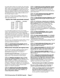 Instrucciones para Planilla De Manutencion Para Ninos Del Estado De Washington - Washington (Spanish), Page 8