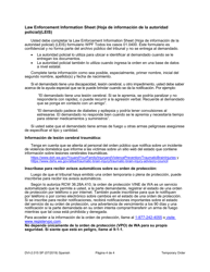 Instrucciones para Formulario WPF DV-2.015 Temporary Order for Protection and Notice of Hearing - Washington (Spanish), Page 4