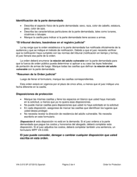 Instrucciones para Formulario WPF VA-3.015 Order for Protection - Vulnerable Adult - Washington (Spanish), Page 2