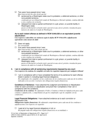 Form CRO01.0100 Petition for Certificate of Restoration of Opportunity - Washington (English/Spanish), Page 5