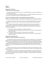 Instructions for Form XR141 Extreme Risk Protection Order - Washington (English/Spanish), Page 4