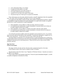 Instructions for Form XR141 Extreme Risk Protection Order - Washington (English/Spanish), Page 5