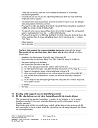 Form FL All Family130 Child Support Order - Washington (English/Vietnamese), Page 12