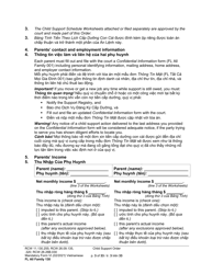 Form FL All Family130 Child Support Order - Washington (English/Vietnamese), Page 3