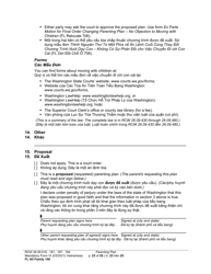 Form FL All Family140 Parenting Plan - Washington (English/Vietnamese), Page 23