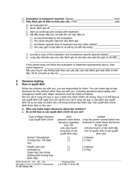 Form FL All Family140 Parenting Plan - Washington (English/Vietnamese), Page 6