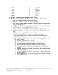 Form FL All Family140 Parenting Plan - Washington (English/Vietnamese), Page 7