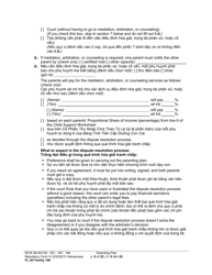 Form FL All Family140 Parenting Plan - Washington (English/Vietnamese), Page 9