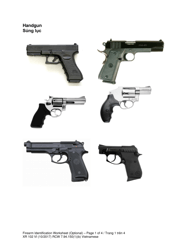 Form XR102 Firearm Identification Worksheet - Washington (English/Vietnamese), Page 2