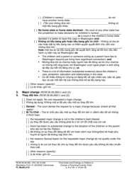 Form FL Modify610 Final Order and Findings on Petition to Change a Parenting Plan, Residential Schedule or Custody Order (Ormdd/Ordymt) - Washington (English/Vietnamese), Page 4