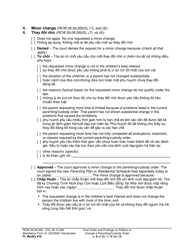 Form FL Modify610 Final Order and Findings on Petition to Change a Parenting Plan, Residential Schedule or Custody Order (Ormdd/Ordymt) - Washington (English/Vietnamese), Page 6