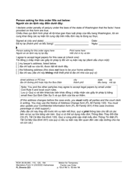 Form FL Divorce223 Motion for Temporary Family Law Order - Washington (English/Vietnamese), Page 13