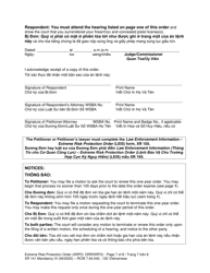 Form XR141 Extreme Risk Protection Order (Xrpo) - Washington (English/Vietnamese), Page 7